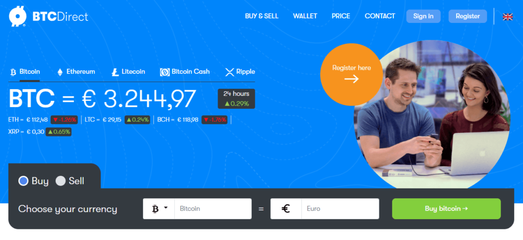 BTC Direct - Bitcoins kopen en verkopen