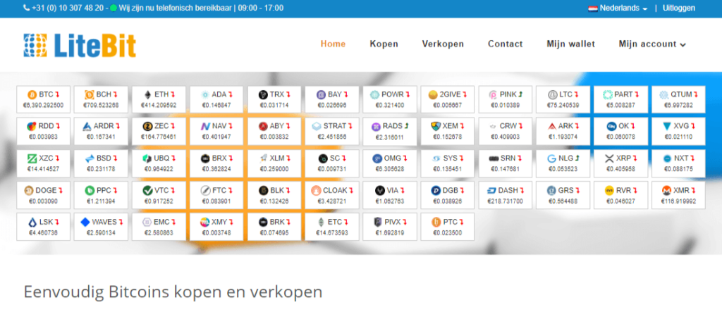 LiteBit - Bitcoin kopen en verkopen